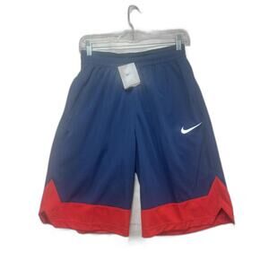 Nike Basketball Shorts Men’s Size Small Dri-Fit Navy Red Athletic Sportswear NWT